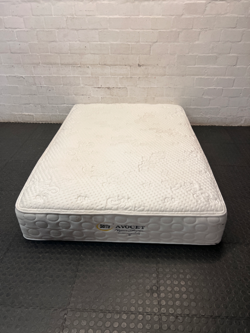 Serta Avocet Extra Length Double Mattress — Good Condition