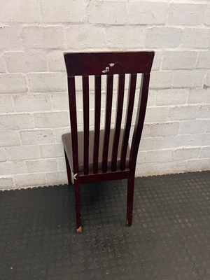 Set of 6 Coricraft Dark Brown Dining Chairs - Visible Surface Wear - 2ndhandwarehouse.com