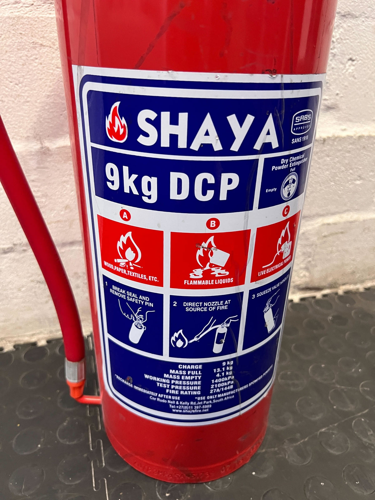 🚒 Shaya 9kg DCP Fire Extinguisher