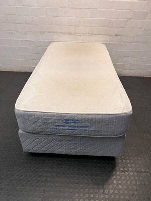 Single Orthopaedic Firm Mattress and Base Set — Used Condition; No Damage