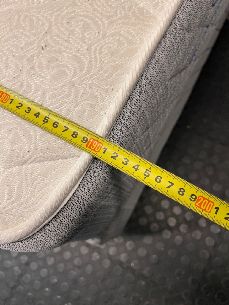Single Orthopaedic Firm Mattress and Base Set — Used Condition; No Damage