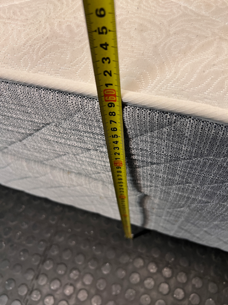 Single Orthopaedic Firm Mattress and Base Set — Used Condition; No Damage