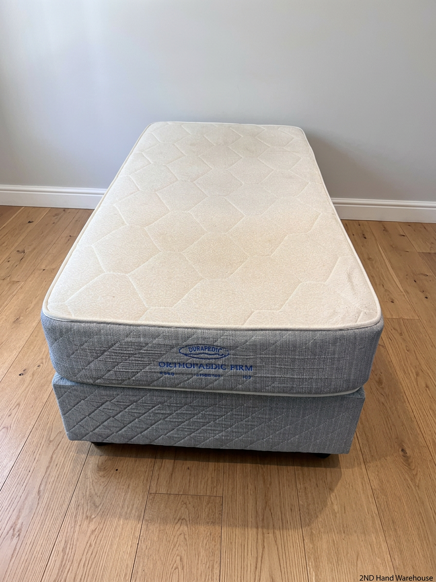 Single Orthopaedic Firm Mattress and Base Set — Used Condition; No Damage