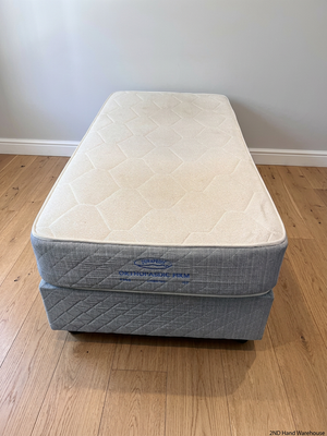 Single Orthopaedic Firm Mattress and Base Set — Used Condition; No Damage