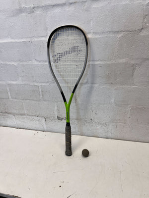 Slazenger Squash Racket with Ball - Ready for the Court - 2ndhandwarehouse.com