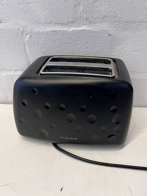 Sleek Black 2-Slice Toaster – Perfect Breakfast Companion