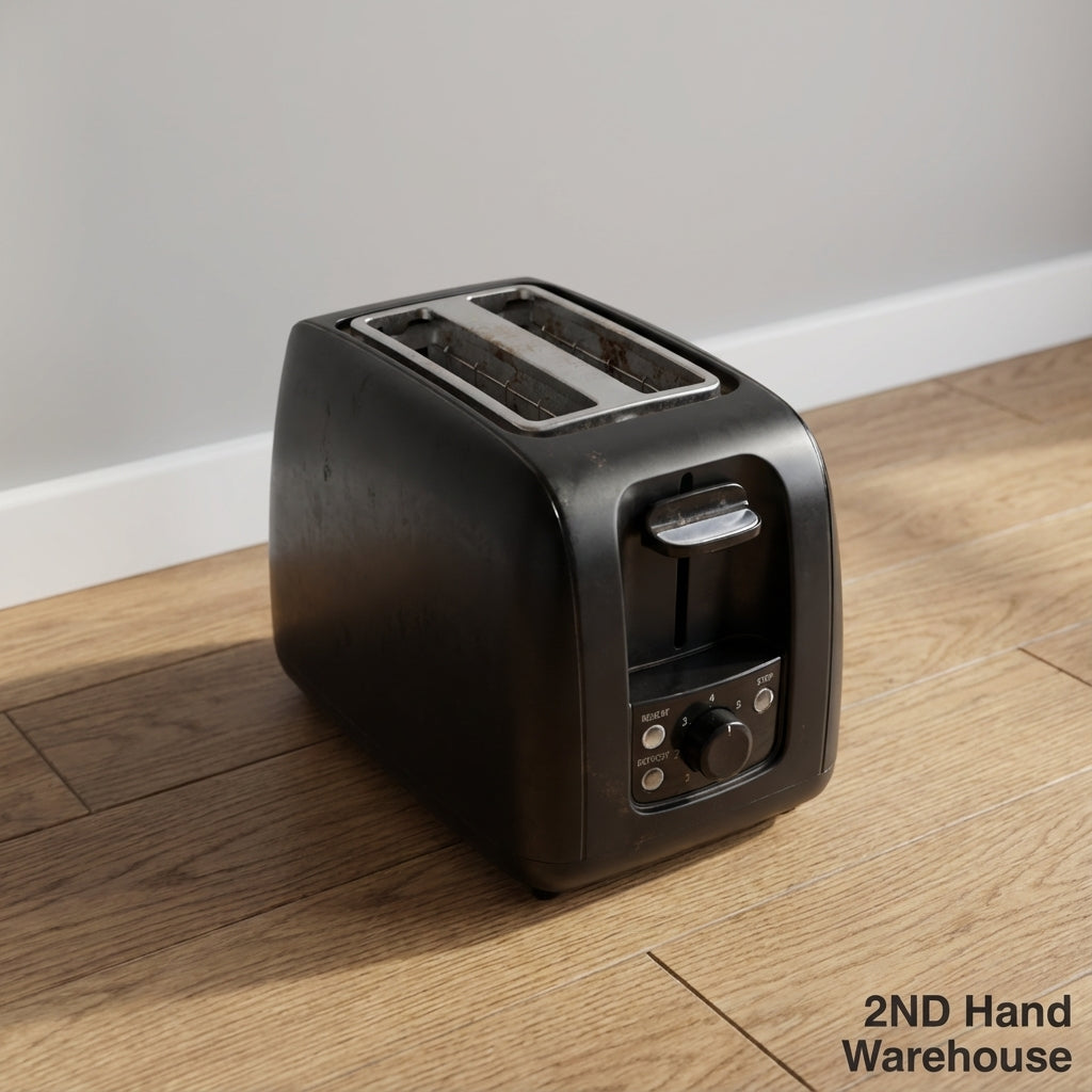 Sleek Black 2-Slice Toaster – Perfect Breakfast Companion