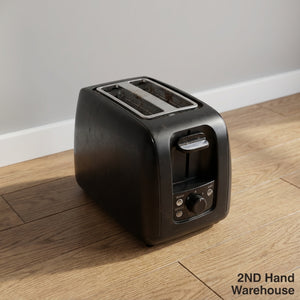 Sleek Black 2-Slice Toaster – Perfect Breakfast Companion