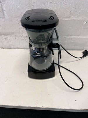 Sleek Black Coffee Maker with Glass Carafe and Auto Shut-Off