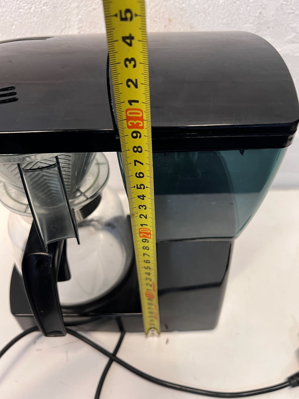 Sleek Black Coffee Maker with Glass Carafe and Auto Shut-Off