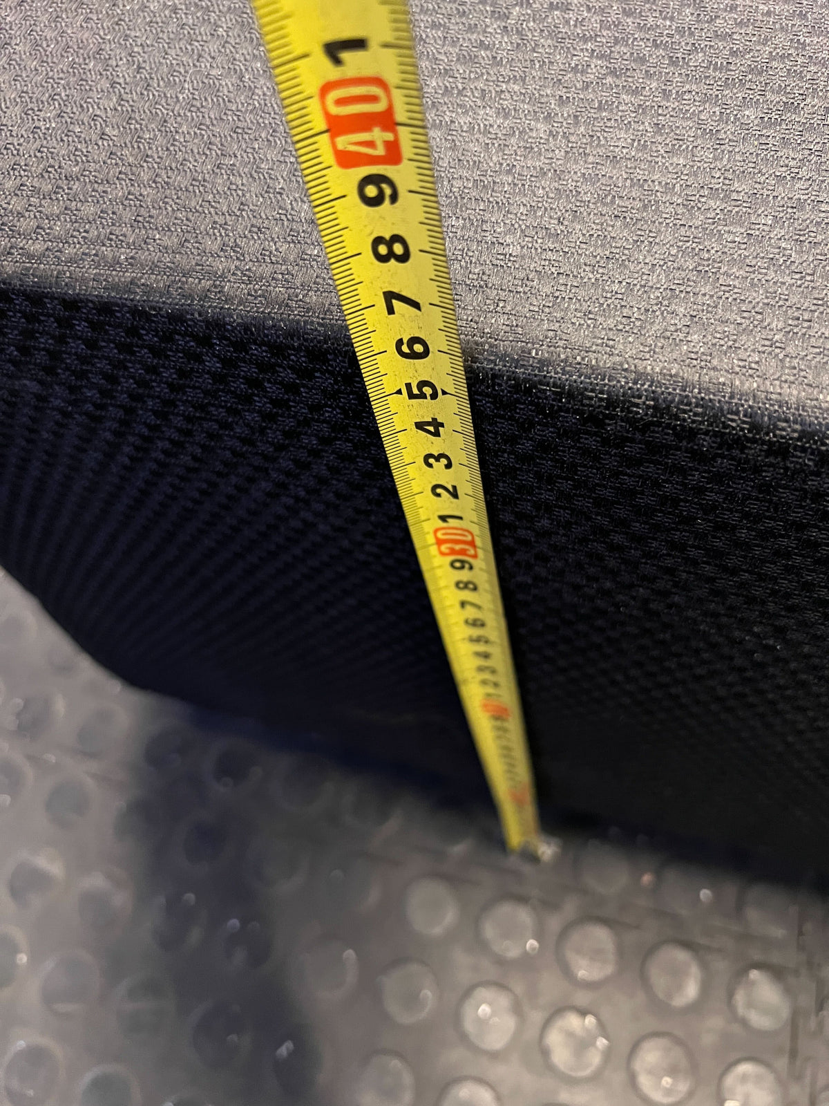 Sleek Black Platform Double Bed Base