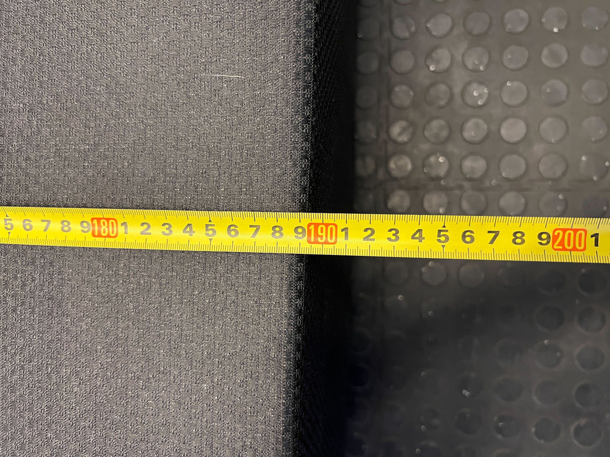 Sleek Black Platform Double Bed Base