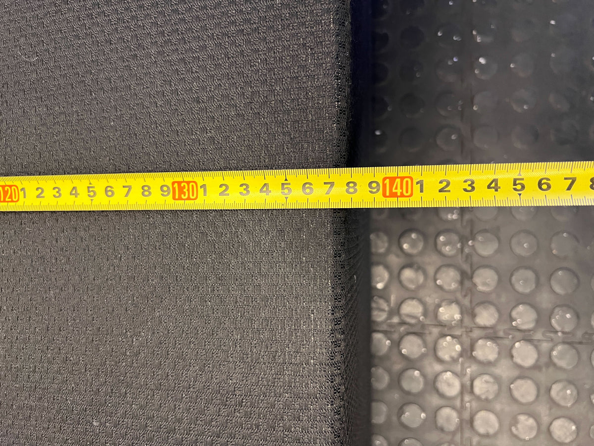 Sleek Black Platform Double Bed Base