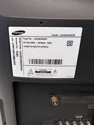 Samsung 32-Inch LED TV - Does Not Have A Stand and a Remote
