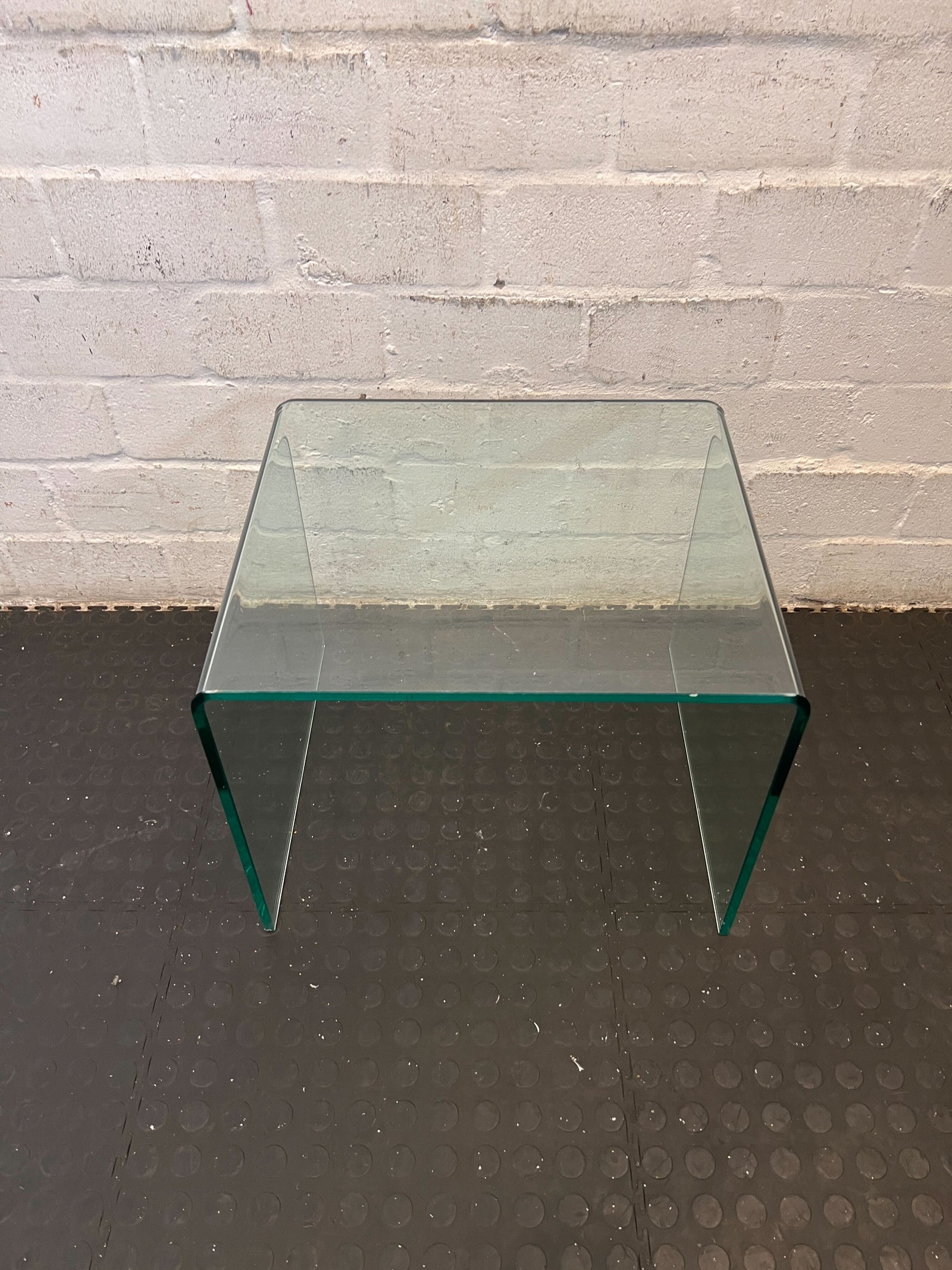 Sleek Glass Coffee Table - Modern Design, Minor Scratches