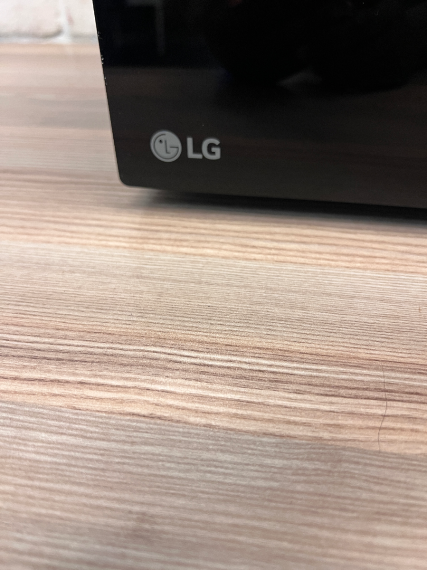 Sleek LG Black Smart Inverter Microwave - 2ndhandwarehouse.com