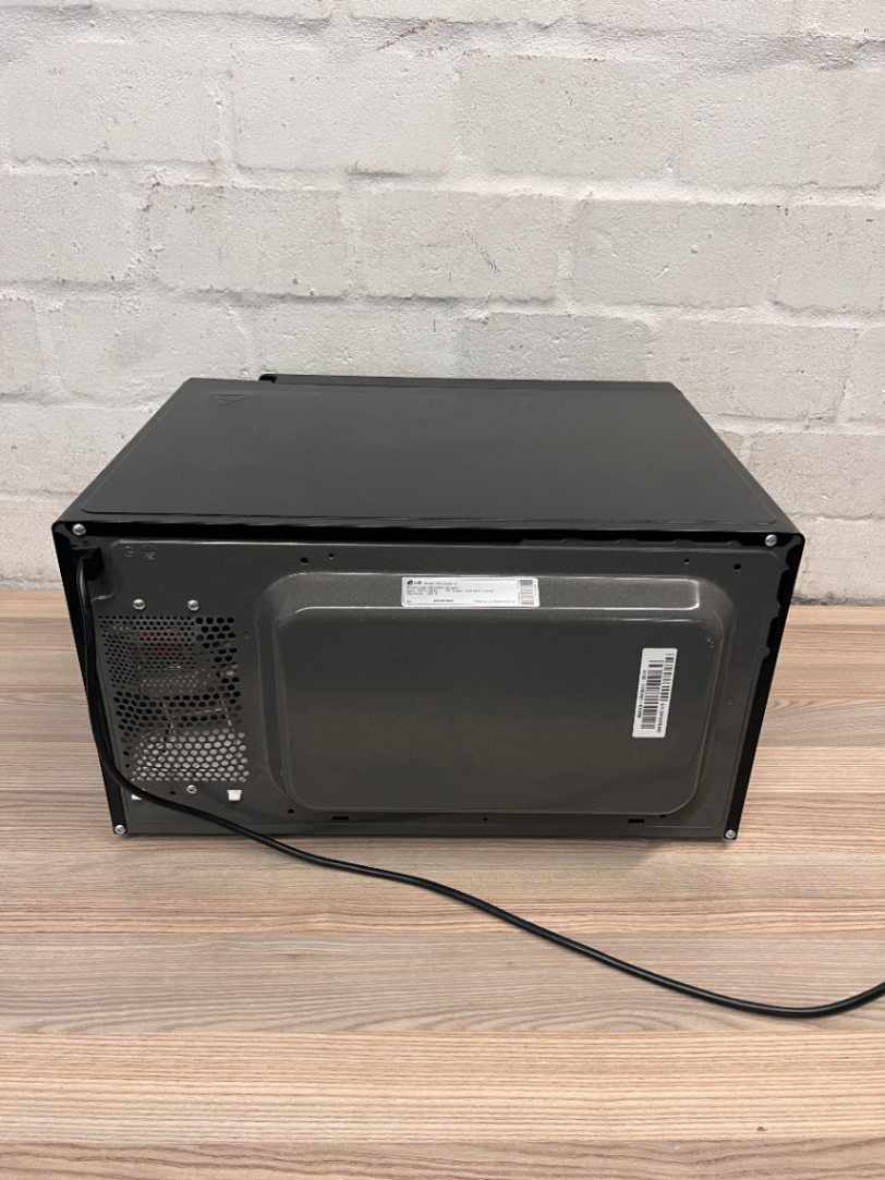 Sleek LG Black Smart Inverter Microwave - 2ndhandwarehouse.com