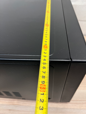 Sleek LG Black Smart Inverter Microwave - 2ndhandwarehouse.com