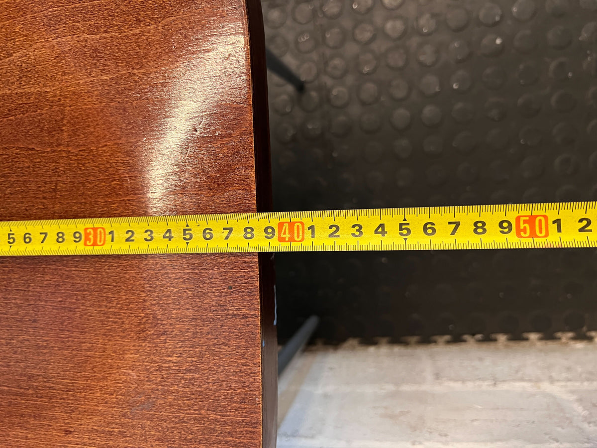 Sleek Metal & Wood Dining Chair - 2ndhandwarehouse.com
