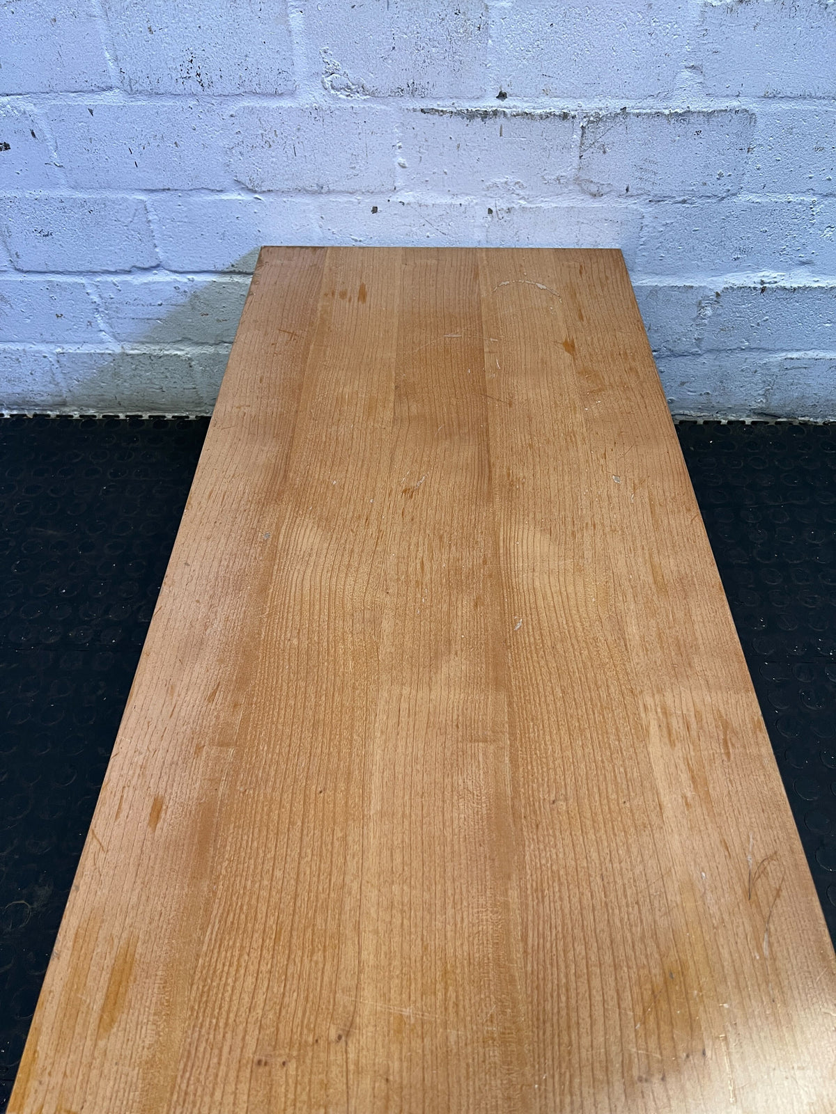 Sleek Modern Wood Coffee Table & Media Console with Angled Design - REDUCED