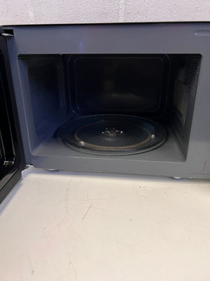 Sleek Silver Microwave Oven - Modern Kitchen Essential