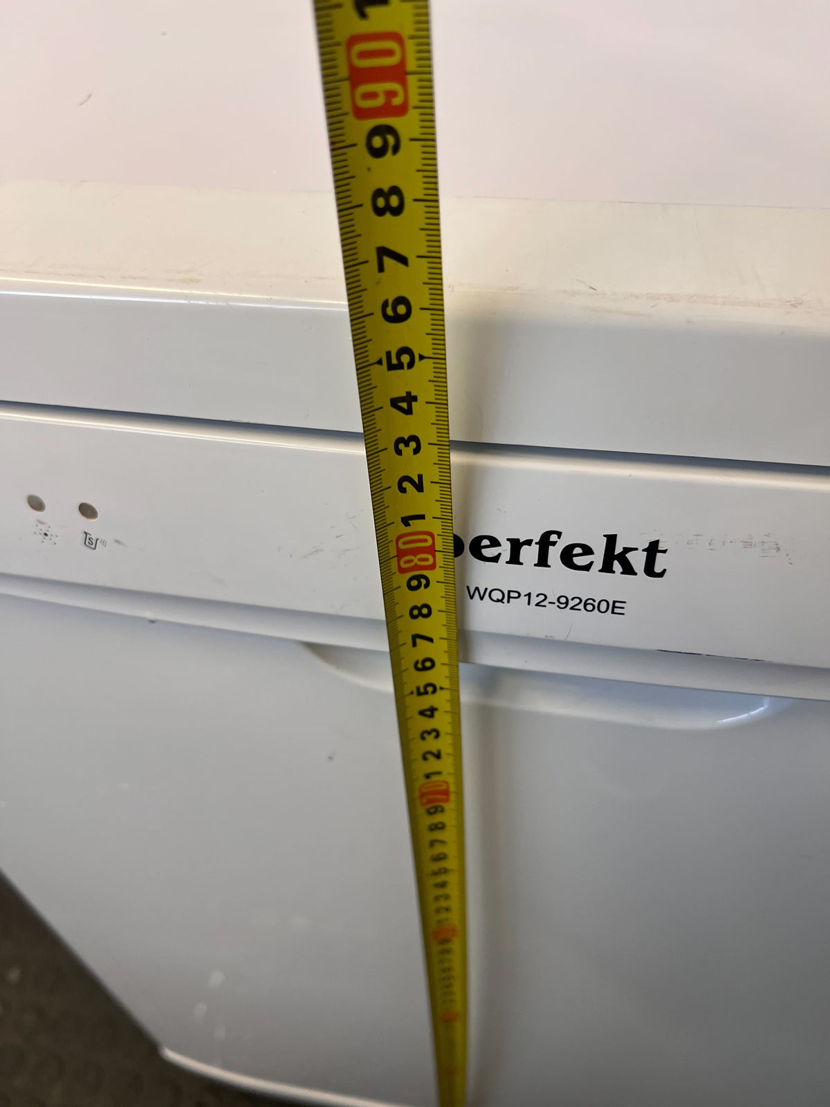 White Perfekt Dishwasher – Spotless Cleaning Every Time