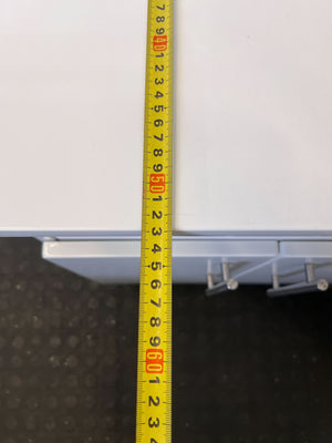 Sleek White Storage Cabinet with Open Shelf ✨