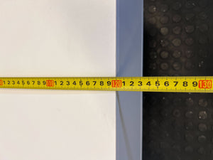 Sleek White TV Unit / Sideboard with Wooden Legs