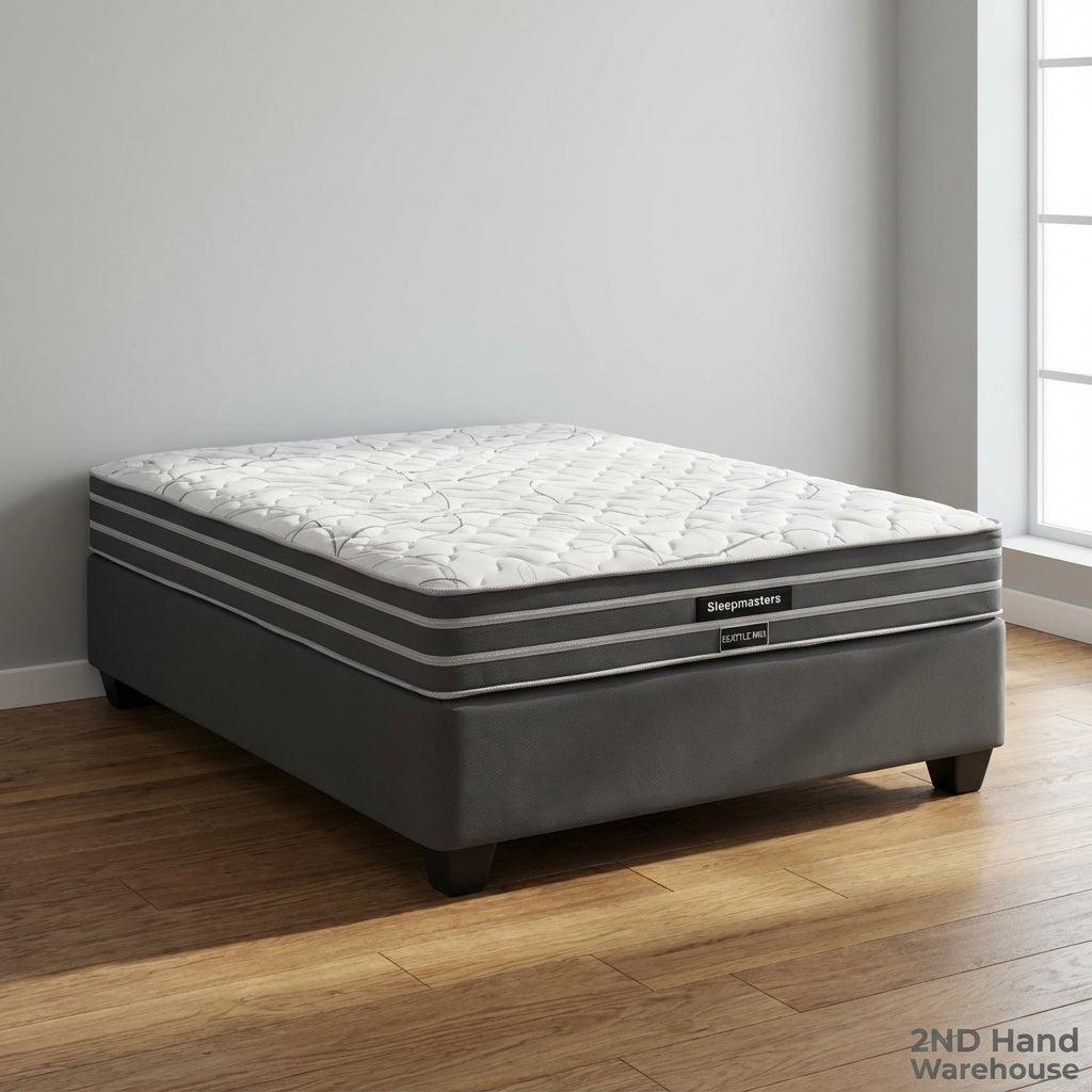 Sleepmasters Seattle MKO Queen Mattress & Base Set