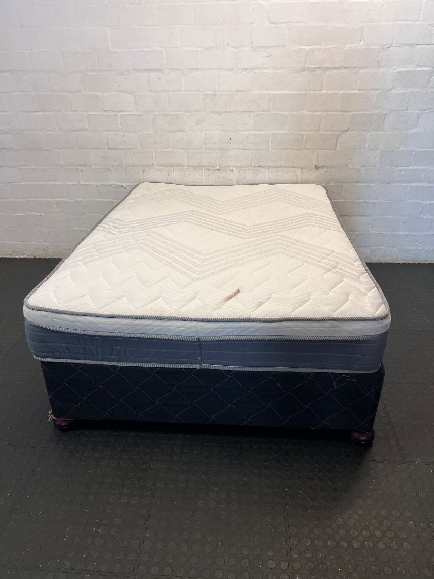 Slumber King Double Base Set - Damaged Base & No Legs - 2ndhandwarehouse.com