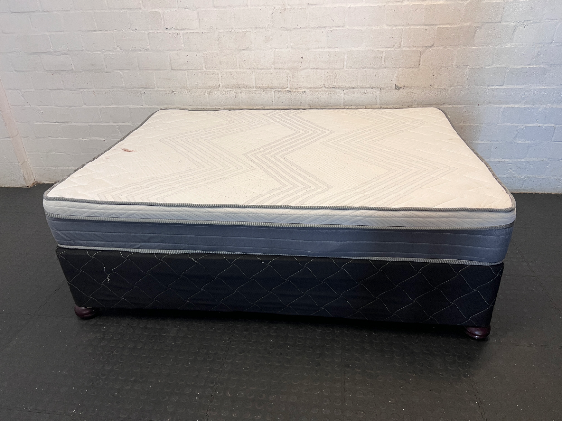 Slumber King Double Base Set - Damaged Base & No Legs - 2ndhandwarehouse.com