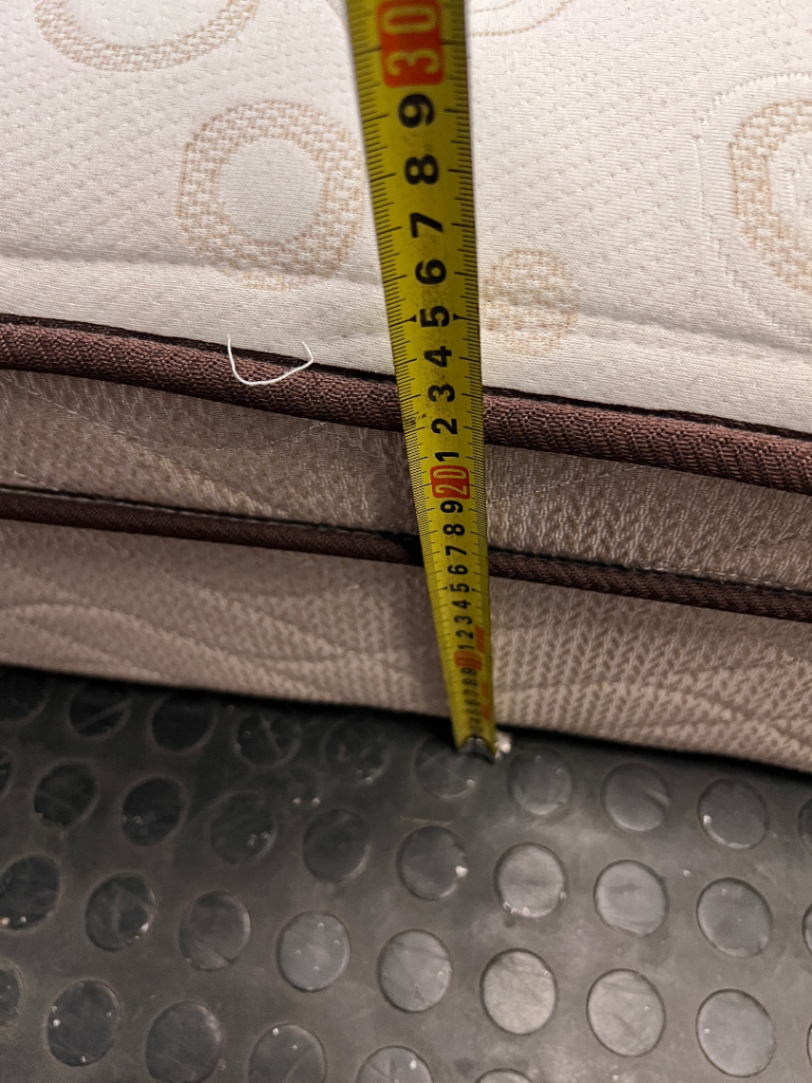 Slumberland Queen Pillow Top Mattress — Fair Condition with Visible Surface Marks