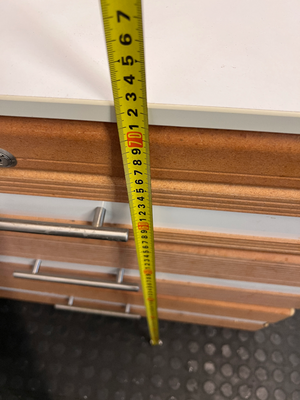Small 3-Drawer Office Organiser in Wood-Look Finish - 2ndhandwarehouse.com