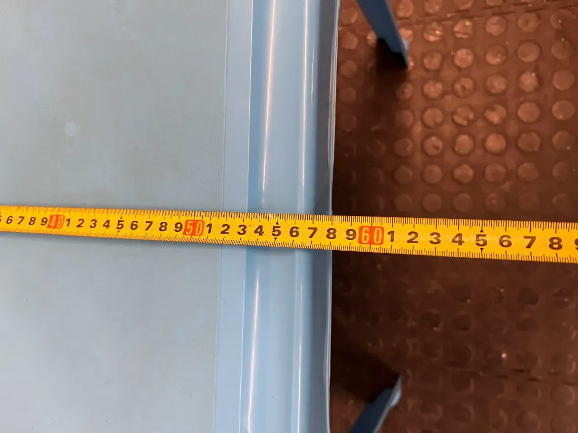 Small Blue Plastic Toddler Table