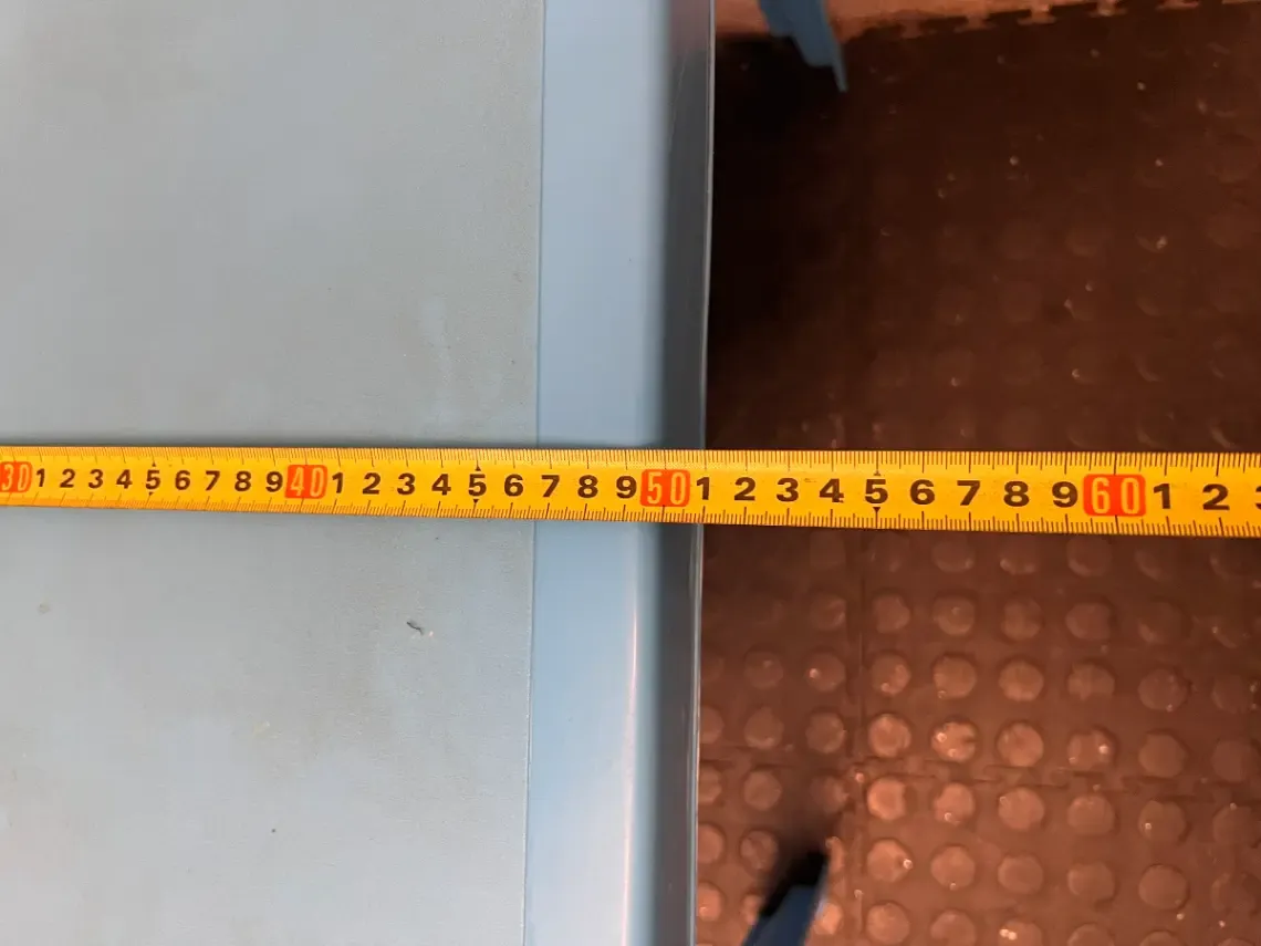 Small Blue Plastic Toddler Table