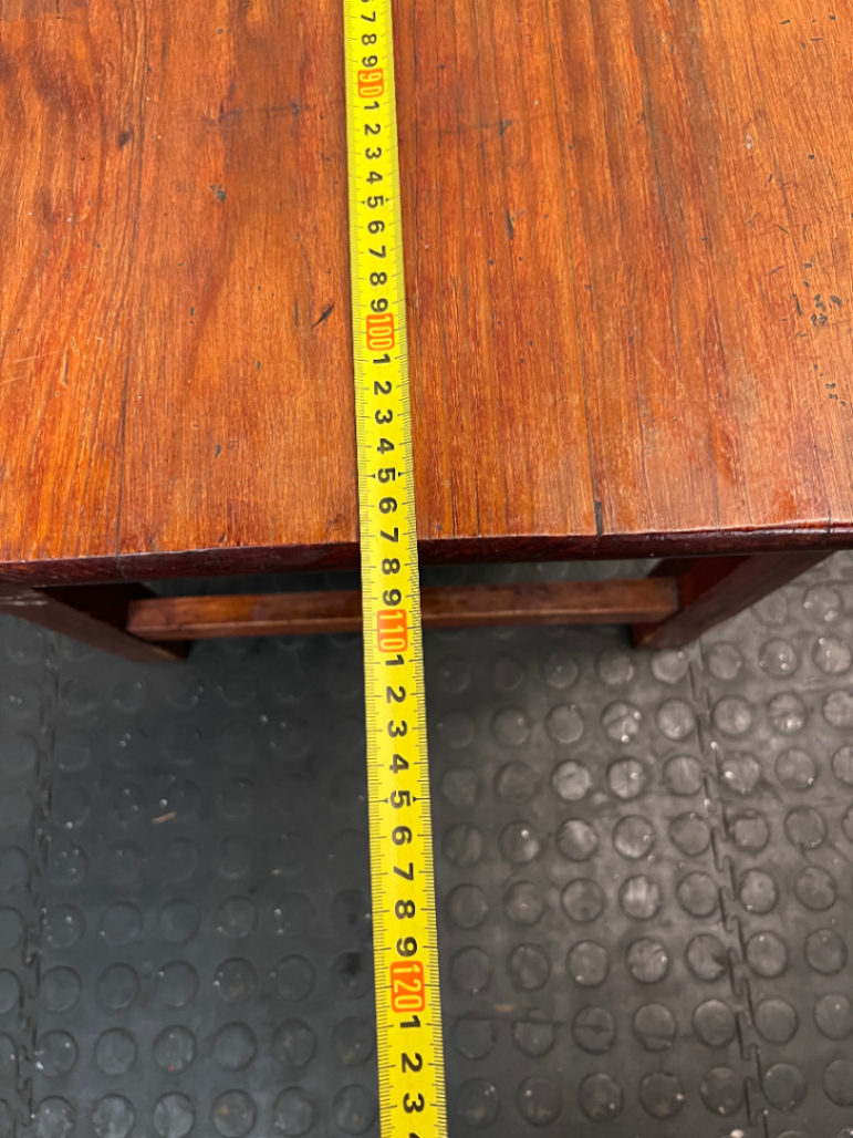 Small Brown Wooden Coffee Table — Intact But Little Fragile - 2ndhandwarehouse.com
