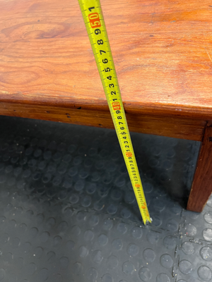 Small Brown Wooden Coffee Table — Intact But Little Fragile - 2ndhandwarehouse.com
