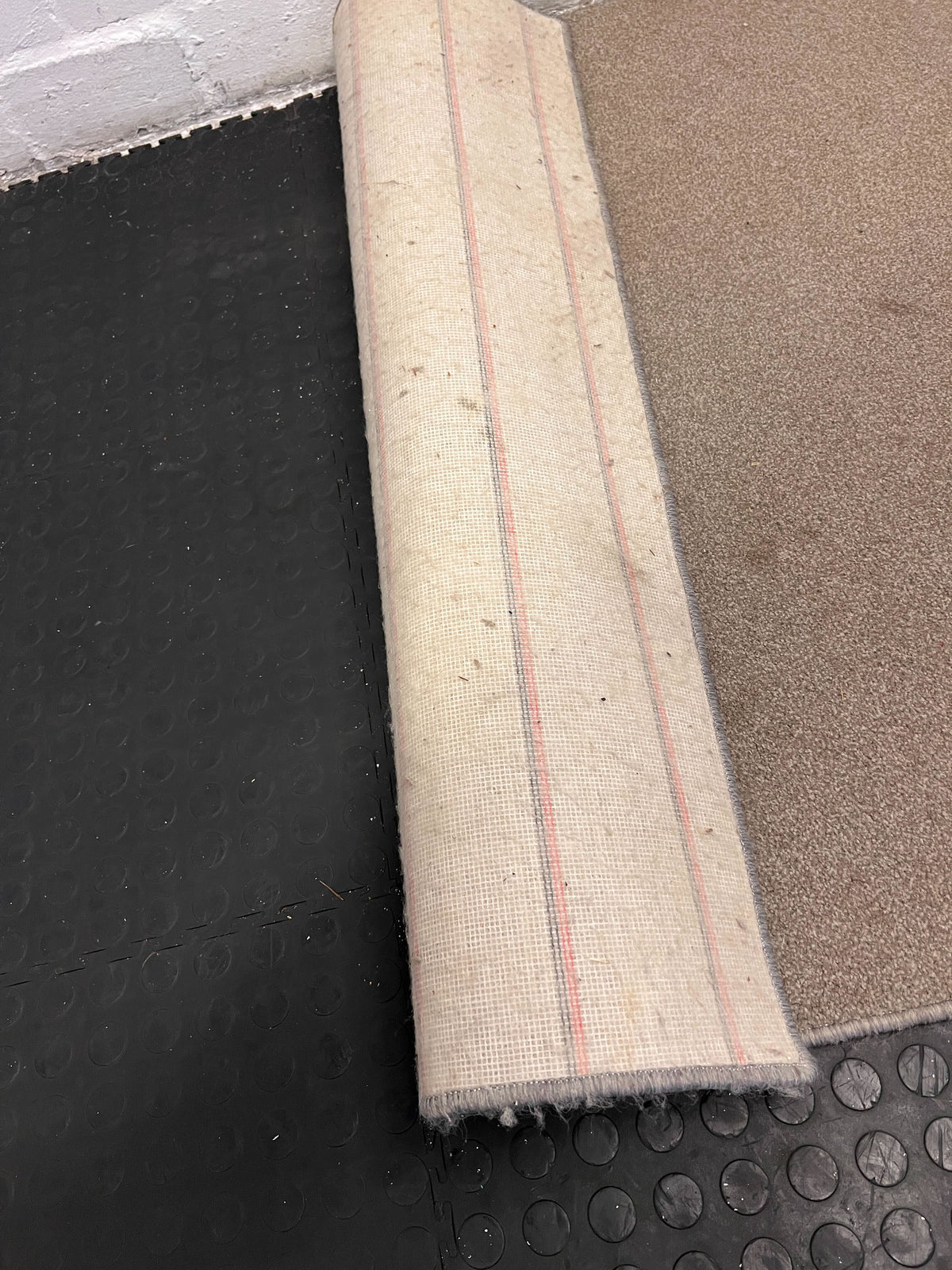 Soft Beige Wool Area Rug 2m x 1.14m - PRICE DROP