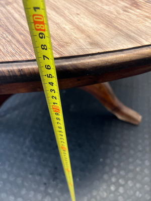 Solid Blackwood Dining Set & Lazy Susan - Surface Marks present - 2ndhandwarehouse.com