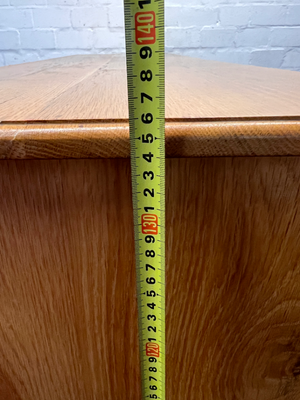 Solid Oak Dining Room Dresser - Minor Edge Wear - 2ndhandwarehouse.com