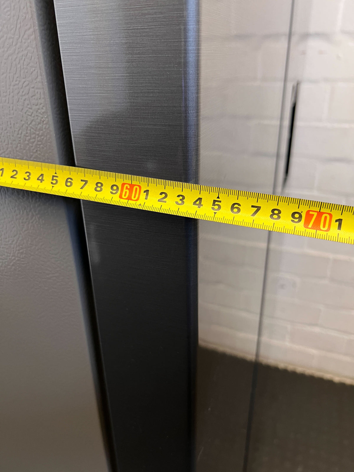 Spacious Grey Hisense Side-by-Side Fridge with Water Dispenser - REDUCED