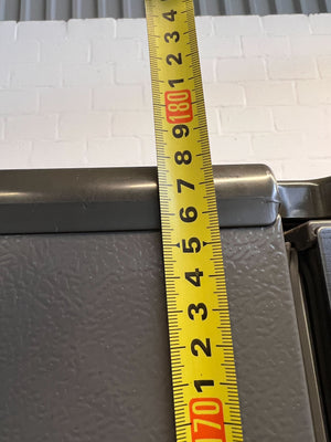 Spacious Grey Hisense Side-by-Side Fridge with Water Dispenser - REDUCED