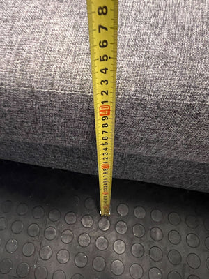 Spacious Grey Sectional Sofa with Ottoman