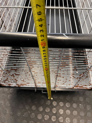 Spacious & Secure Pet / Small Animal Cage - Some rusting - 2ndhandwarehouse.com