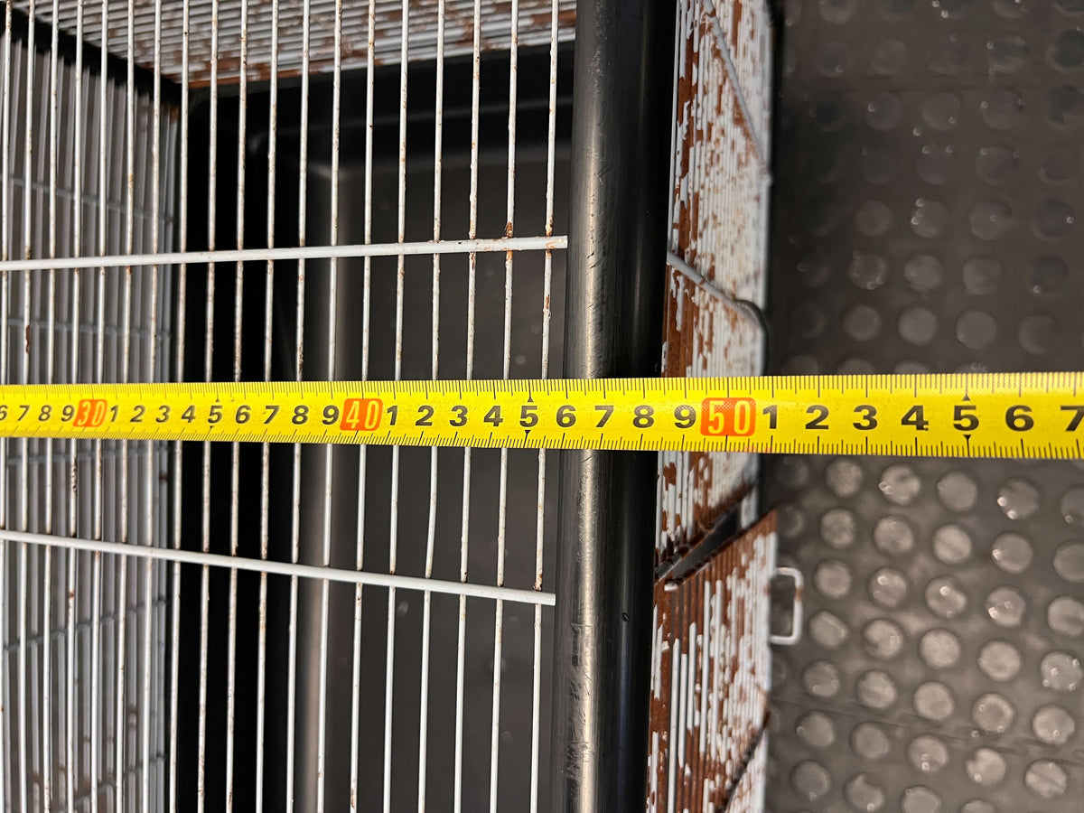 Spacious & Secure Pet / Small Animal Cage - Some rusting - 2ndhandwarehouse.com