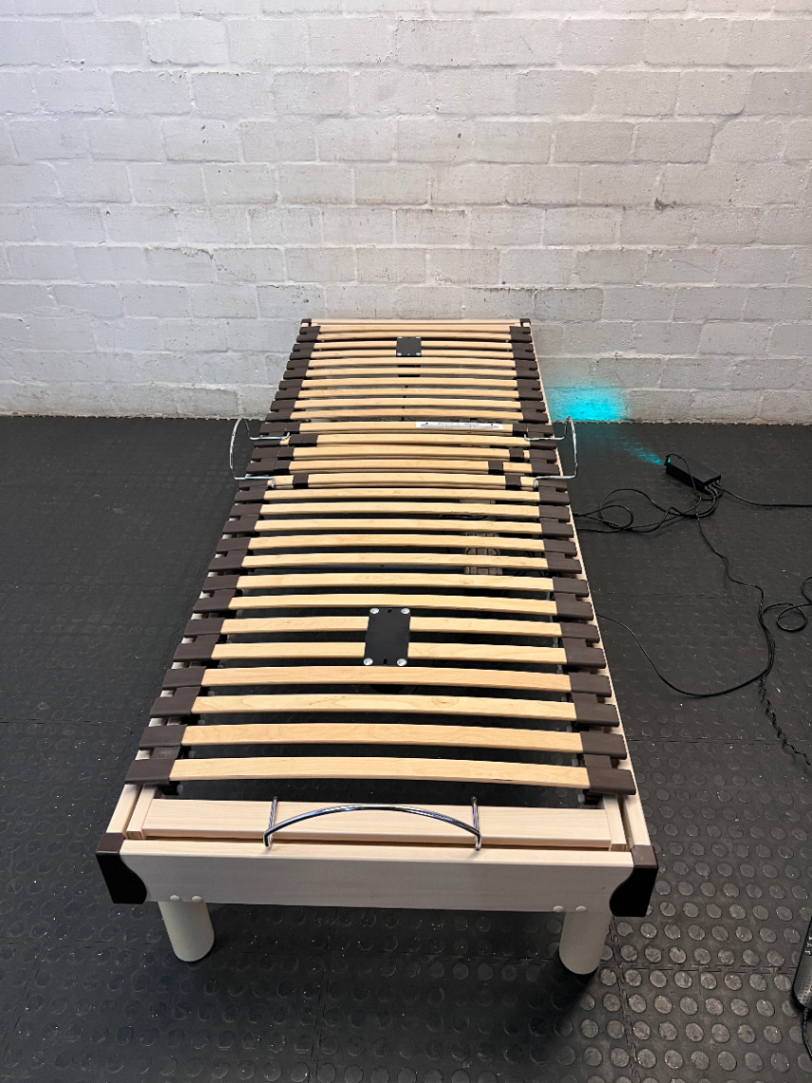 Split Queen Adjustable Electric Bed with Massage Function — Used; Fair Condition - 2ndhandwarehouse.com