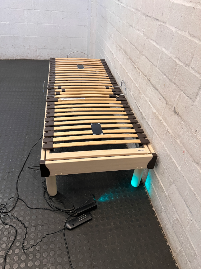 Split Queen Adjustable Electric Bed with Massage Function — Used; Fair Condition - 2ndhandwarehouse.com