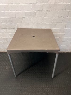 Square Plastic Garden Table - Mild Stains & Marks - 2ndhandwarehouse.com