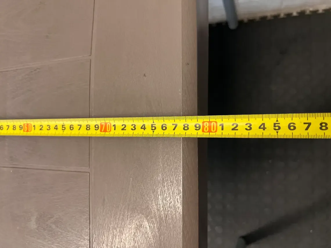 Square Plastic Garden Table - Mild Stains & Marks - 2ndhandwarehouse.com