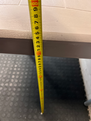 Square Plastic Garden Table - Mild Stains & Marks - 2ndhandwarehouse.com